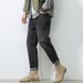 Men's Loose Fit Vintage Washed Denim Jeans – Streetwear Style High Waist Straight-Leg Pants (82.9% Cotton, Stone-Washed, Distressed Details)_mkmklike.com