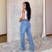 Women's Clothing Hot Girl Summer Pants Holes Heavy Beaded Beaded Stretch Jeans Trousers Women Jeans_mkmklike.com