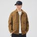 2026 Autumn Outdoor Work Men, Cotton Coat In Military Green, Loose Fit For Plus Size, Spring Season, Waterproof And_mkmklike.com