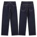 Men's Clothing Autumn/Winter Loose Straight Leg Jeans Men's Washed Cleanfit American High Street Vibe Trousers_mkmklike.com