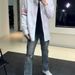 Men's Slim Fit Skinny Jeans Distressed Single Splatter Ink High Street Style Trendy Stretchy Long Pants_mkmklike.com