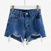K Wearing Denim Shorts Outside The Hole, Women's New High Waisted Slimming Tassel Wide Leg Pants_mkmklike.com