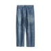 New Spring Jeans Men's Harlan Loose Trendy Brand American Retro Washed Double Craft Mid-waist Large Size Youth Eight-barrel Xiansen K11 Denim Shili_mkmklike.com