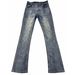 Men's Clothing Lightning Pattern Retro Washed Jeans Cleanfit Distressed Flared_mkmklike.com