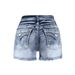 Women's Clothing Three Quarter Pants Denim Shorts Women's Sexy Slim Fit Shorts_mkmklike.com