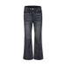 Men's Clothing Washed gray destroyed vintage jeans straight loose black flared trousers men's one piece drop shipping_mkmklike.com