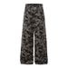 American High Street Camouflage Loose Denim Straight Casual Men's Trendy Brand Hot Drilled Printed Workwear Wide Leg_mkmklike.com