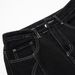 Special Design Sense Stitched Denim For Men High Street Split Patchwork Washed Casual Loose Straight Long Pants_mkmklike.com