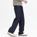 Primary Color Jeans Men's Harlan Straight Tube Loose Trendy Brand Drape Trendy Brand Mid-waist Large Size Blue Regular K11 Denim Shili Coco_mkmklike.com