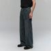 Men's Clothing Vintage Washed Straight Leg Jeans For Men & Women – Classic Cleanfit Denim Pants With Relaxed Fit & Retro Style_mkmklike.com