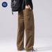 Nordmann Muqiu Clothing | 2025 Autumn Winter New Men's Loose Straight Commuter Versatile Solid Color Cotton Casual Pants_mkmklike.com