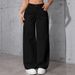 Women's Casual Straight Leg Wide Leg Solid Color Jeans Autumn Fashion Relaxed Everyday Wear Comfortable Feshion_mkmklike.com