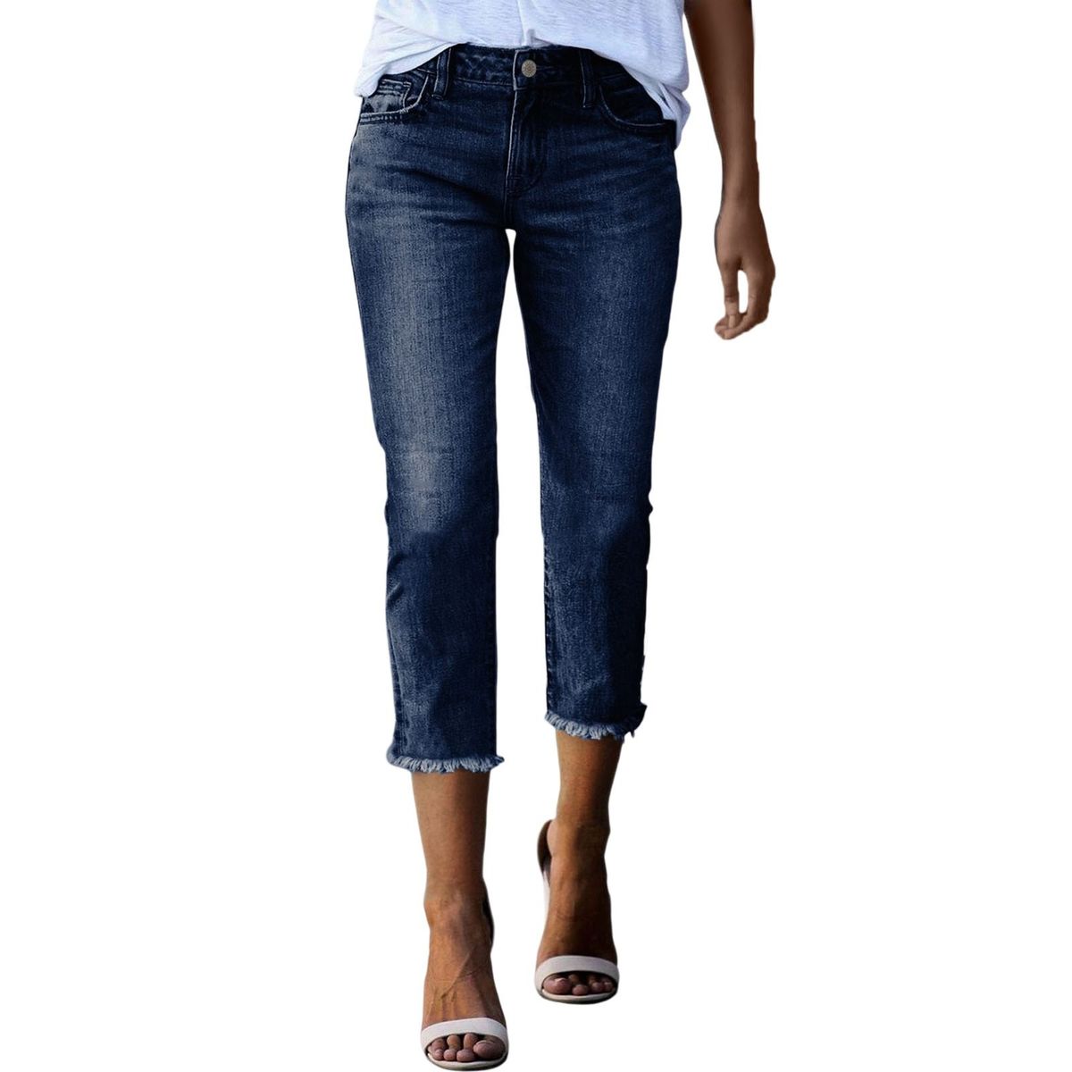K Fashion Retro Slim Stretch Jeans For Women; Ladies_mkmklike.com