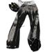 Black Tie-dye Jeans Spring And Autumn Men's Trendy Brand Fried Street Micro-pull Pants American Straight Scimitar Pants_mkmklike.com