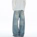 Men's Vintage High Street Distressed Jeans – Retro Straight-Leg Denim Pants With Whiskering (S-2XL)_mkmklike.com