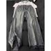 Vintage Cat Scratch Distressed Jeans For Men - Cleanfit Slim Fit High Street Bootcut Washed Denim Pants_mkmklike.com