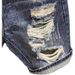 Men's American Retro Ripped Comfortable Denim Shorts Trendy Street Style Loose Straight Summer Thin Clothing_mkmklike.com
