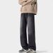 American Ink-splashing Jeans Men's Spring And Autumn Retro Washed Trendy Wide-leg Pants High Street Versatile Simple Casual Trousers_mkmklike.com