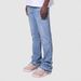 Men's Straight Leg Jeans, Black Distressed Frayed Hem Denim Pants, Streetwear Fashion Casual TrousersMen's Straight Leg Jeans, Black Distressed Frayed_mkmklike.com