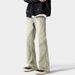 Vintage Washed Jeans -Retro Streetwear Loose Wide-Leg Pants For Men, Distressed Denim With Urban Style_mkmklike.com