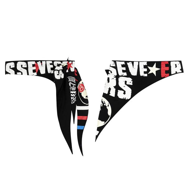 American Street Style Unique Scimitar Jeans For Men With Niche Design, Drawstring Waist, Washed Long Pants, Oversized_mkmklike.com