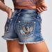 Women's Clothing New Women's Stretch Jeans Ripped Washed Denim Shorts Women_mkmklike.com