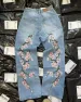 Y2K Baggy Jeans Harajuku Vintage Cherry Blossom Embroidery High Quality Jeans Streetwear Hip Hop Gothic Men Women Long Leg Jeans_mkmklike.com