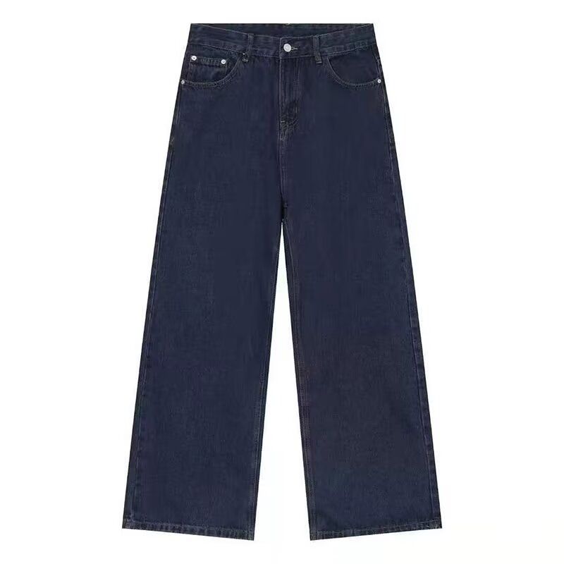 Men's Classic Loose Straight Leg Jeans Style For Comfortable Fit_mkmklike.com