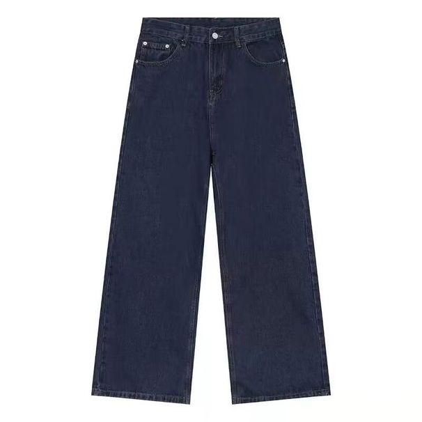 Men's Classic Loose Straight Leg Jeans Style For Comfortable Fit_mkmklike.com