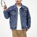 New Trendy Casual In Stock Clothing Side Seam Pocket Youth Cotton Denim Jacket Men's Top_mkmklike.com