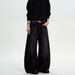Men's Retro Straight Leg Jeans High Waisted Slimming Loose Fit Floor Length Black Gray Spring Autumn New Style American Denim_mkmklike.com