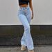 ZT41 High-Waisted Skinny Jeans For Women Light Blue Denim Street Style Casual Pants_mkmklike.com