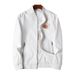 YGTOF Chinese Style Men's Embroidered Stand Neck Zipper Jacket Spring and Autumn Fashion Solid Color Long Sleeve Pockets Cardigan Coat_mkmklike.com