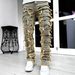 Men's Slim Fit Straight Leg Jeans - Vintage Blue Denim With Frayed Details & Streetwear Style_mkmklike.com