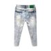 Men’s Slim-Fit Light Wash Denim Jeans – Trendy 9/10 Length For Summer, Premium Stretch & Stylish Look_mkmklike.com