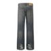 Men's Clothing Retro Distressed Ripped Jeans Casual Washed Loose Straight Pants_mkmklike.com
