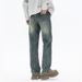 Cleanfit Elastic Autumn And Winter New Jeans Men's Fit Straight Tube Loose Enlarged Large Size Youth Middle Waist Trendy Rice Knowable Clothes_mkmklike.com