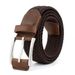 HOT 1pc Stretch Woven Braided for Men Women Junior Casual Jeans Pants Golf Canvas Belt_mkmklike.com