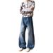 Men's Clothing Men's Classic Straight-Leg Jeans – Trendy High-Street Denim Pants With Zip Fly (Blue, M-3XL, Cotton Blend, Everyday Casual Wear)_mkmklike.com