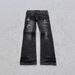 Men's Clothing Y2k Gothic Style Flared Pants Street Retro Washed Hole Double Waist Jeans Trendy Trousers_mkmklike.com