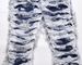 Men's And Womencross-Border Washed Jeans For In Spring And Autumn American Retro Raw Edge Design Loose Straight Wide-Leg Floor Mopping Pants_mkmklike.com