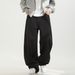 Men's Washed Distressed Denim Jeans Basic Versatile Straight Leg Loose Fit American Retro Style Trousers New Spring_mkmklike.com