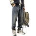 American Style Trendy Brand Cool Men's Jeans 2025 Spring And Autumn New Loose Straight Casual Versatile Long Pants_mkmklike.com