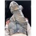 Ink Splash Ripped Straight Jeans For Women, Summer New Light Blue High Waist Loose Slimming Narrow Wide Leg Pants Trend_mkmklike.com