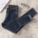 High Waisted Cropped Skinny Jeans for Women Slimming Versatile Stretchy Pencil Jeans Trendy Spring Autumn 2021 Style_mkmklike.com
