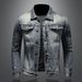 Loom European Style Cross-Border Fashion Simple Retro Slim Fit Men's Jacket Denim Coat H0688 Model_mkmklike.com