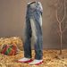 Vintage Washed Men's Jeans - Relaxed Straight Fit Retro Denim Pants For Casual & Street Style_mkmklike.com