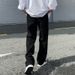Nordmann Ink Splash Jeans Men Spring Autumn Loose Straight Trendy High Casual Long American Street Style Floor-Length Wide-Leg_mkmklike.com