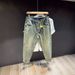 Retro Washed Denim Jeans For Men Casual Stylish Straight Leg Loose Fit Plus Size Tapered Style_mkmklike.com