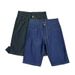Summer Thin Men's Denim Shorts Casual Straight Leg Loose Fit Mid-Length Five-Pocket Stretch Riding Pants_mkmklike.com